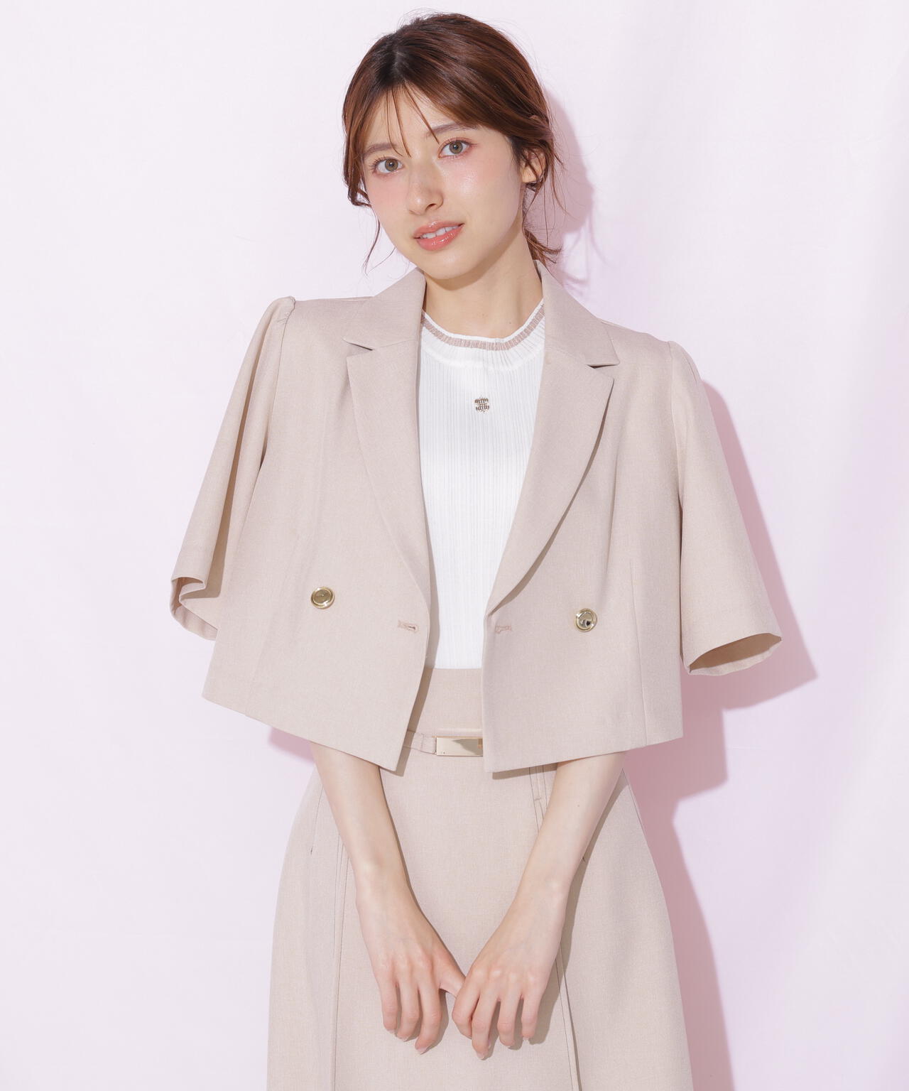161cm 着用サイズ:FR