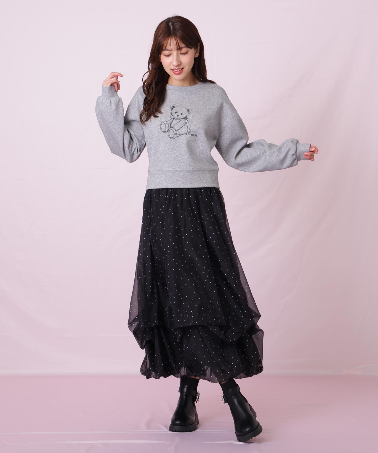 <BEARシリーズ>プリントスウェット