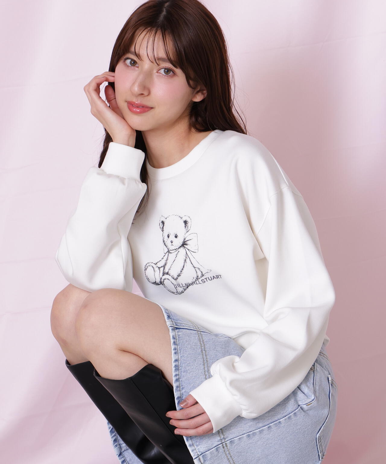 <BEARシリーズ>プリントスウェット