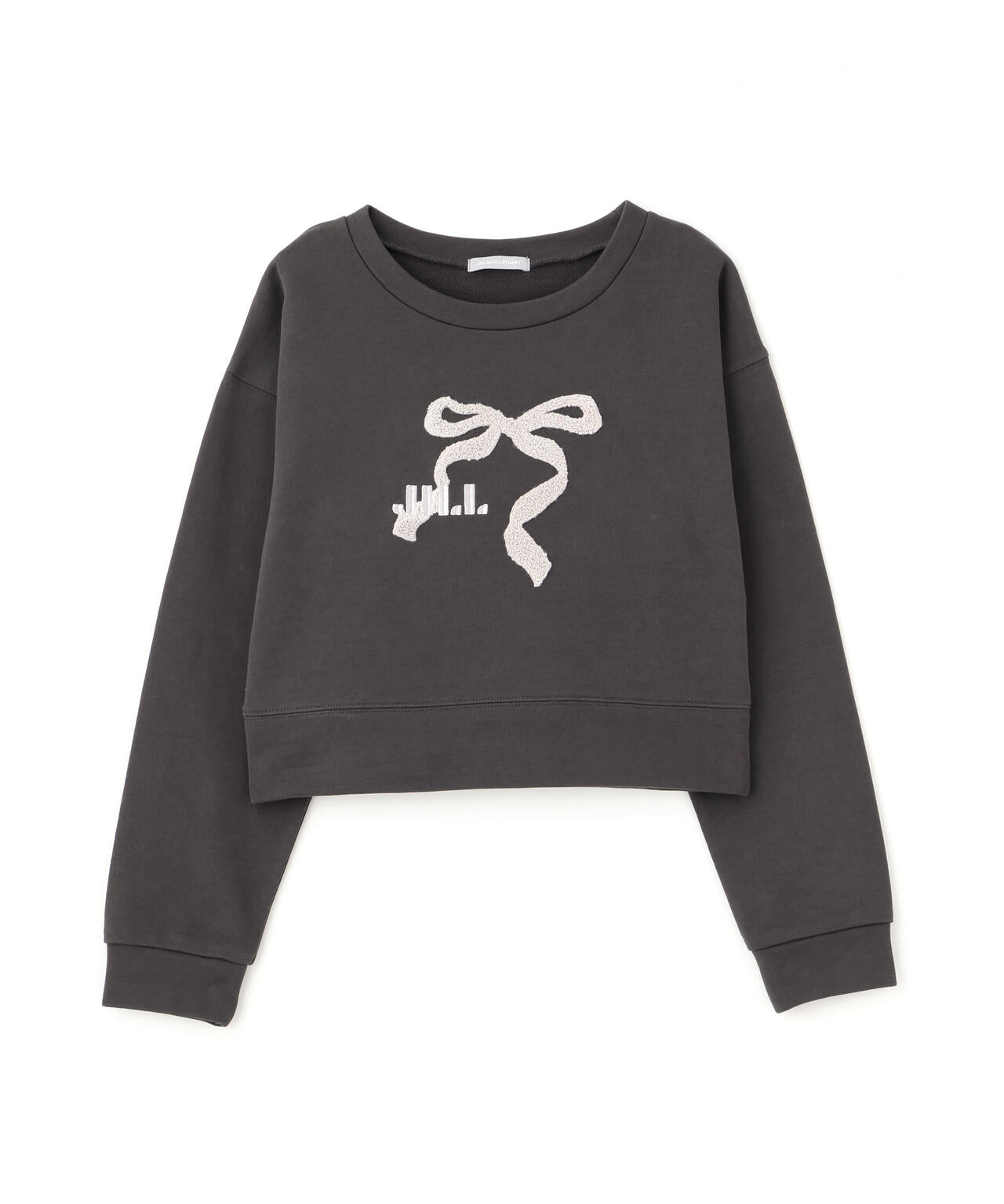 サガラ刺繍リボンロゴスウェット