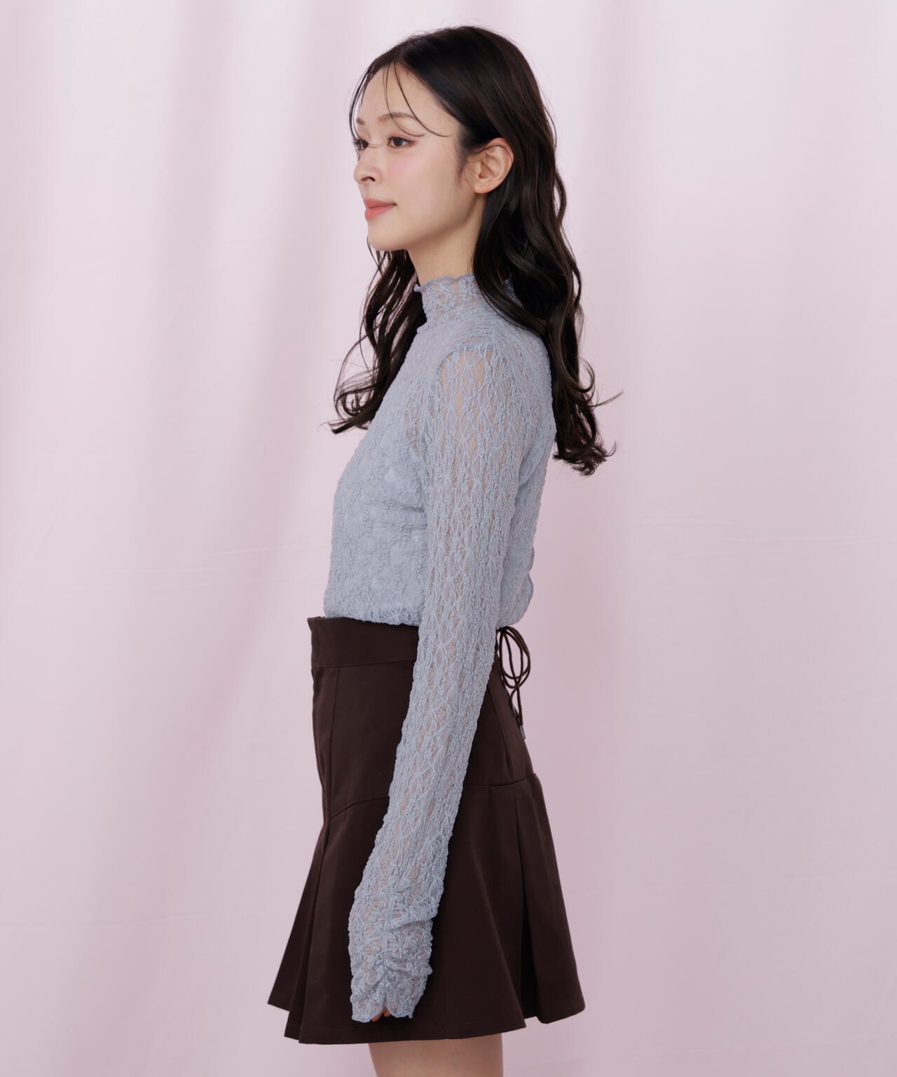 レースカットソートップス