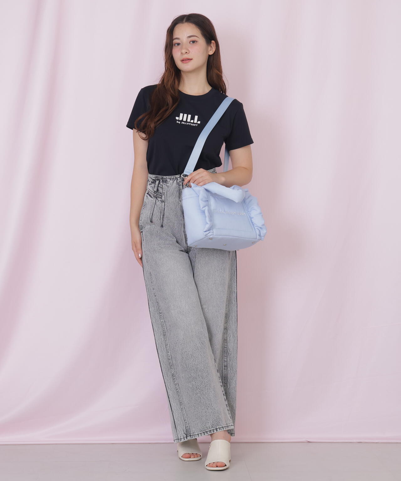 刺繍ロゴTシャツオーガニックコットン