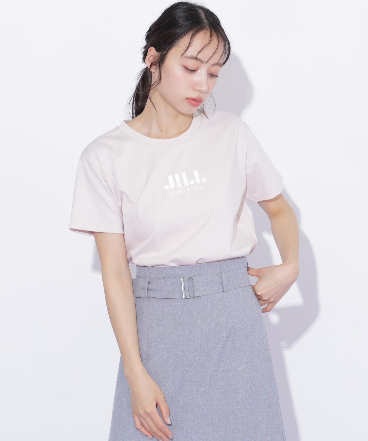 刺繍ロゴTシャツオーガニックコットン