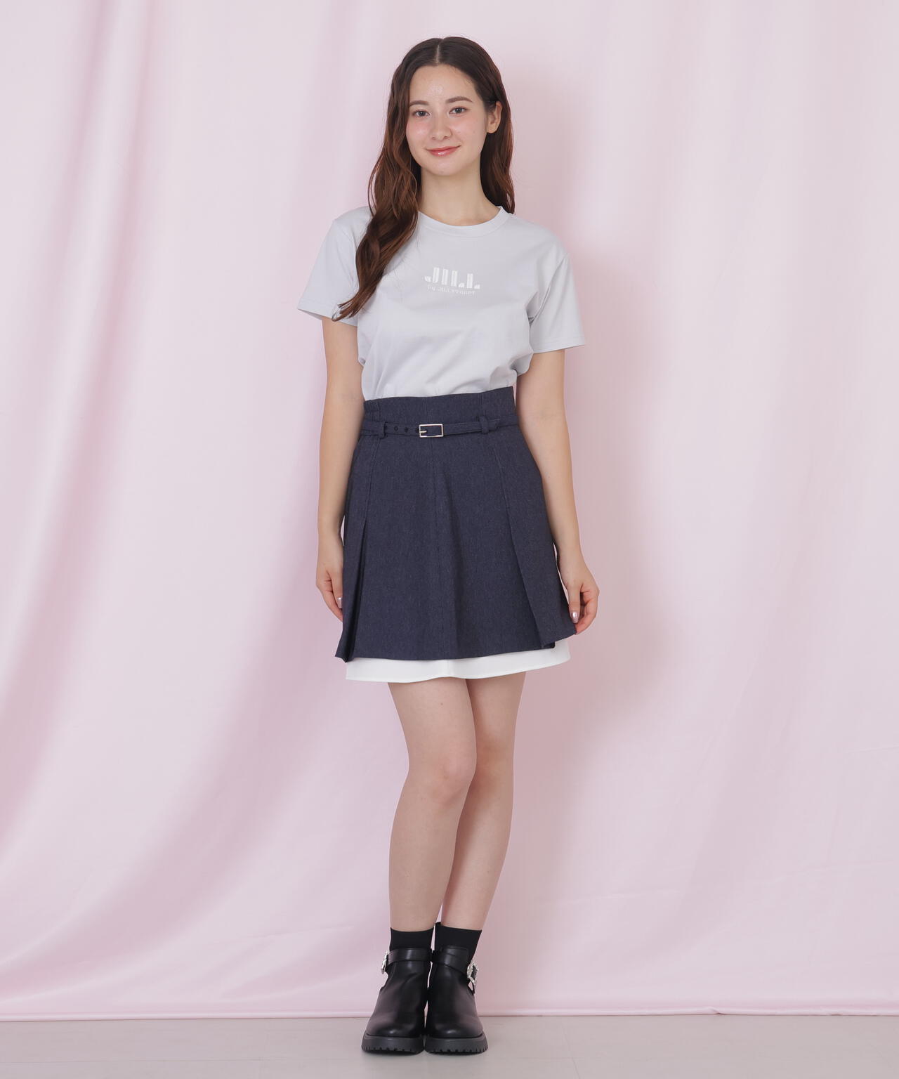 刺繍ロゴTシャツオーガニックコットン