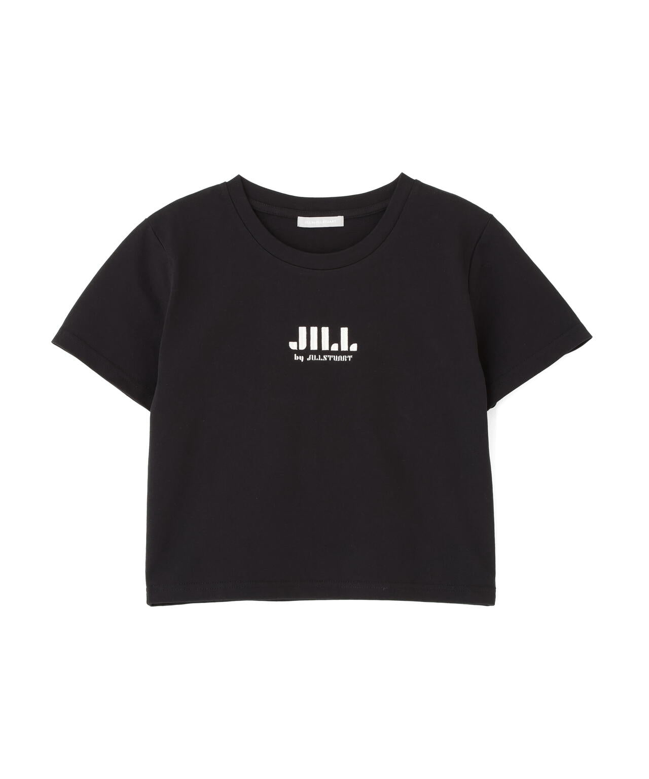 ショート丈刺繍ロゴTシャツオーガニックコットン
