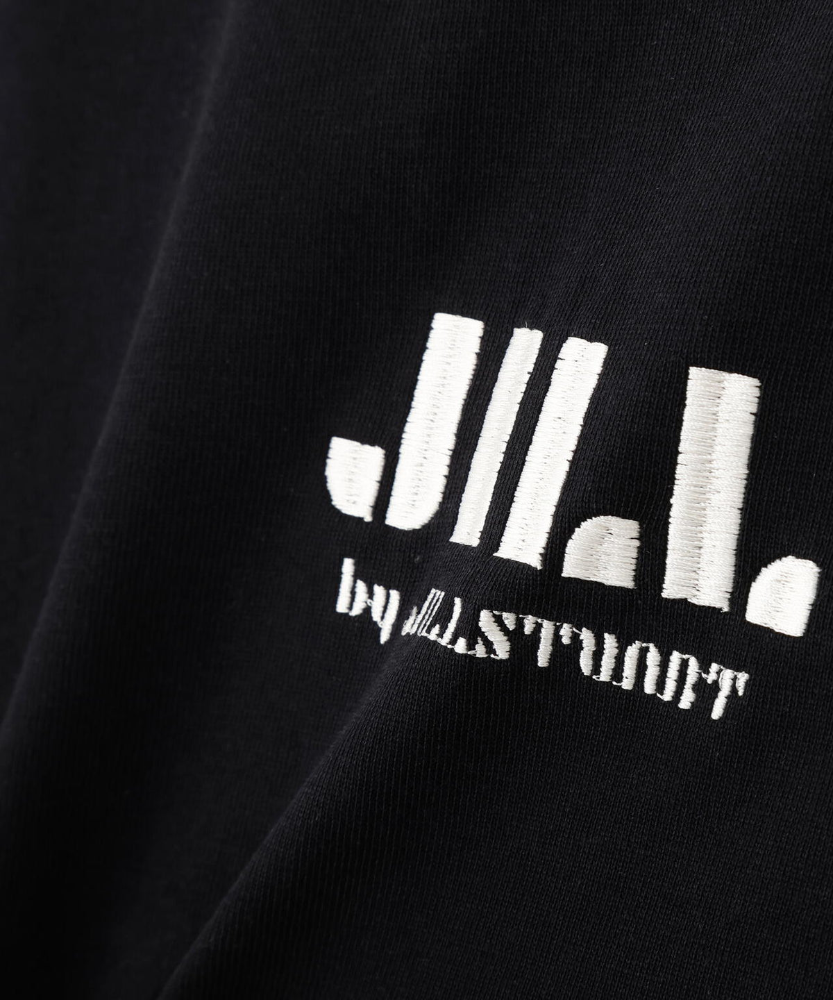ショート丈刺繍ロゴTシャツオーガニックコットン