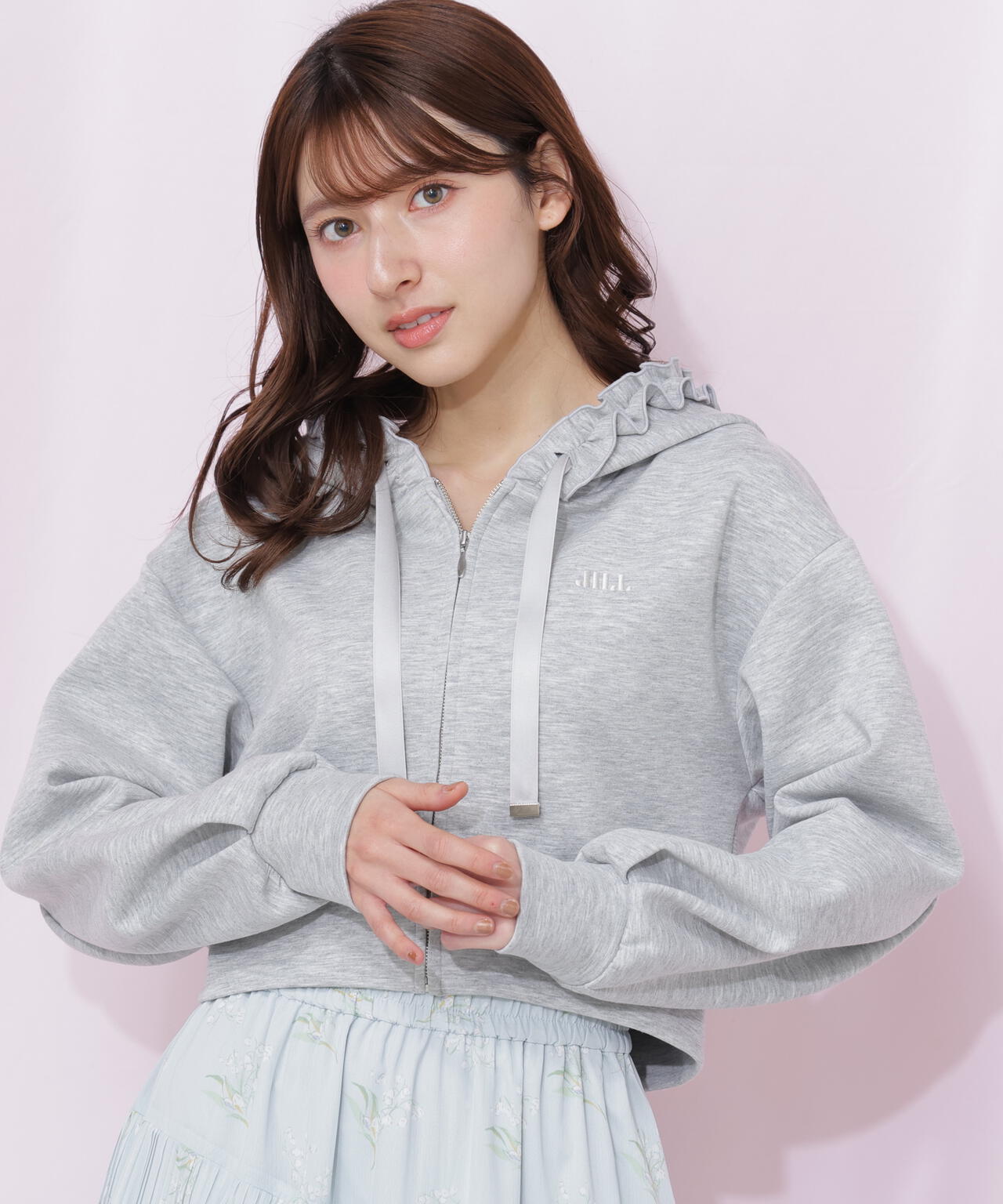 ダイバーセットアップ フリルパーカー