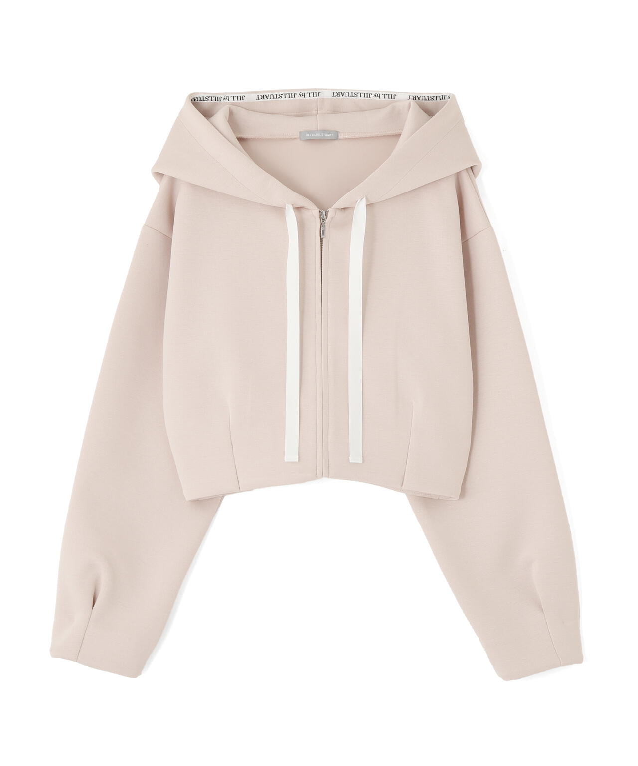 ダイバー素材ショート丈フーディ