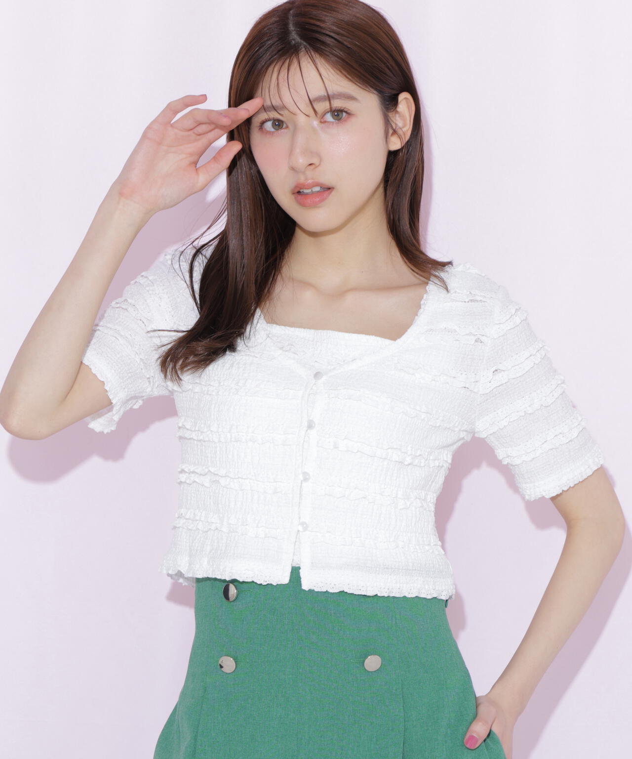 161cm 着用サイズ:FR