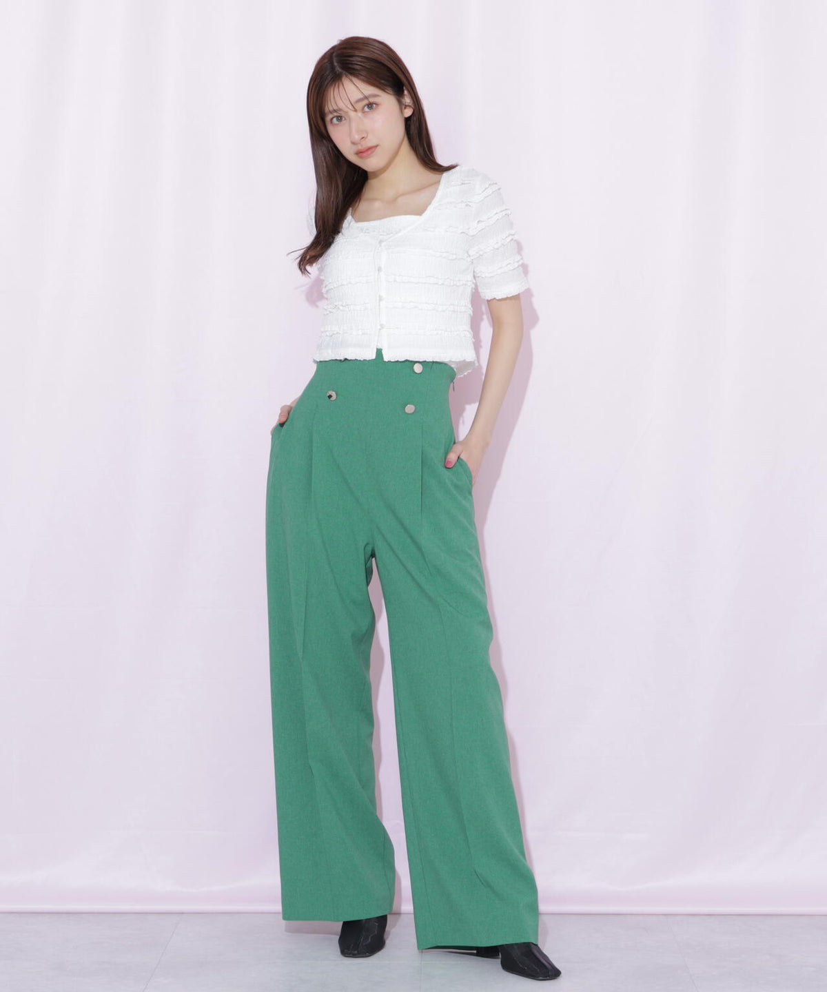 161cm 着用サイズ:FR