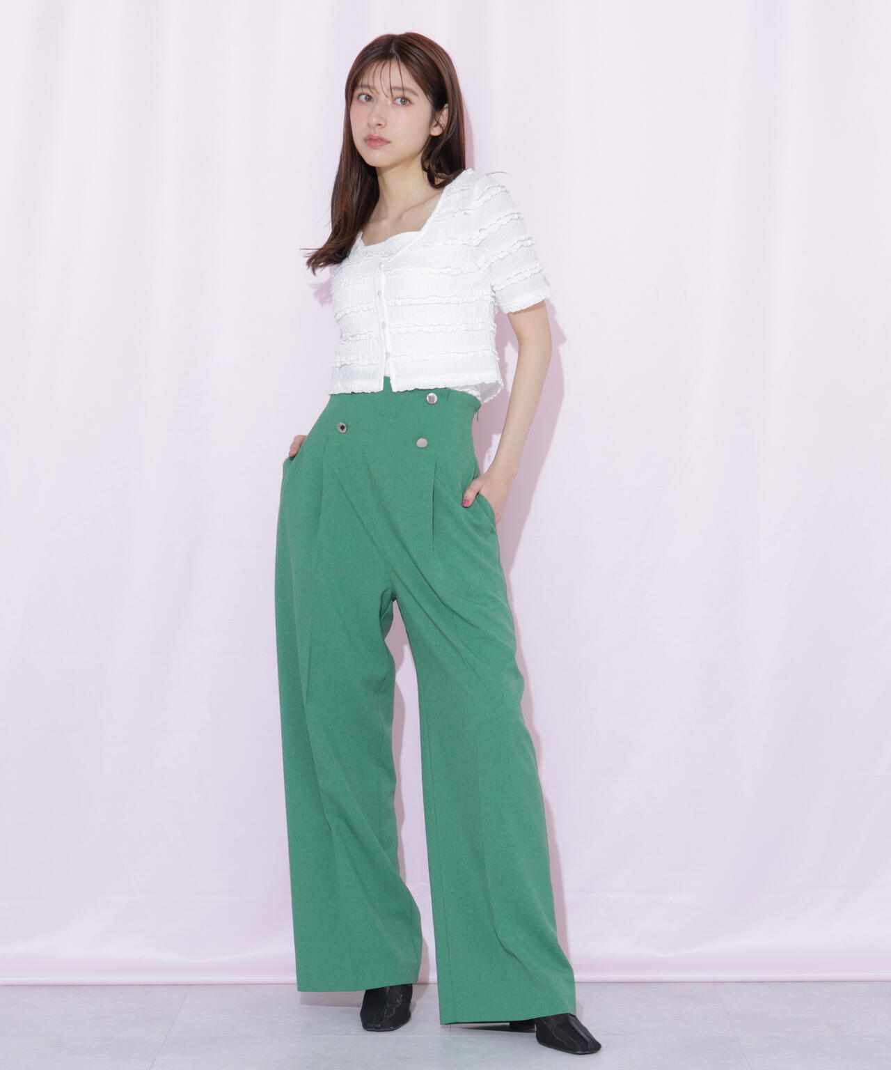 161cm 着用サイズ:FR