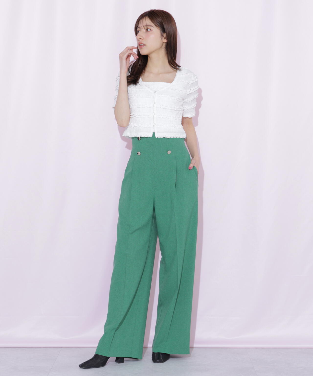 161cm 着用サイズ:FR