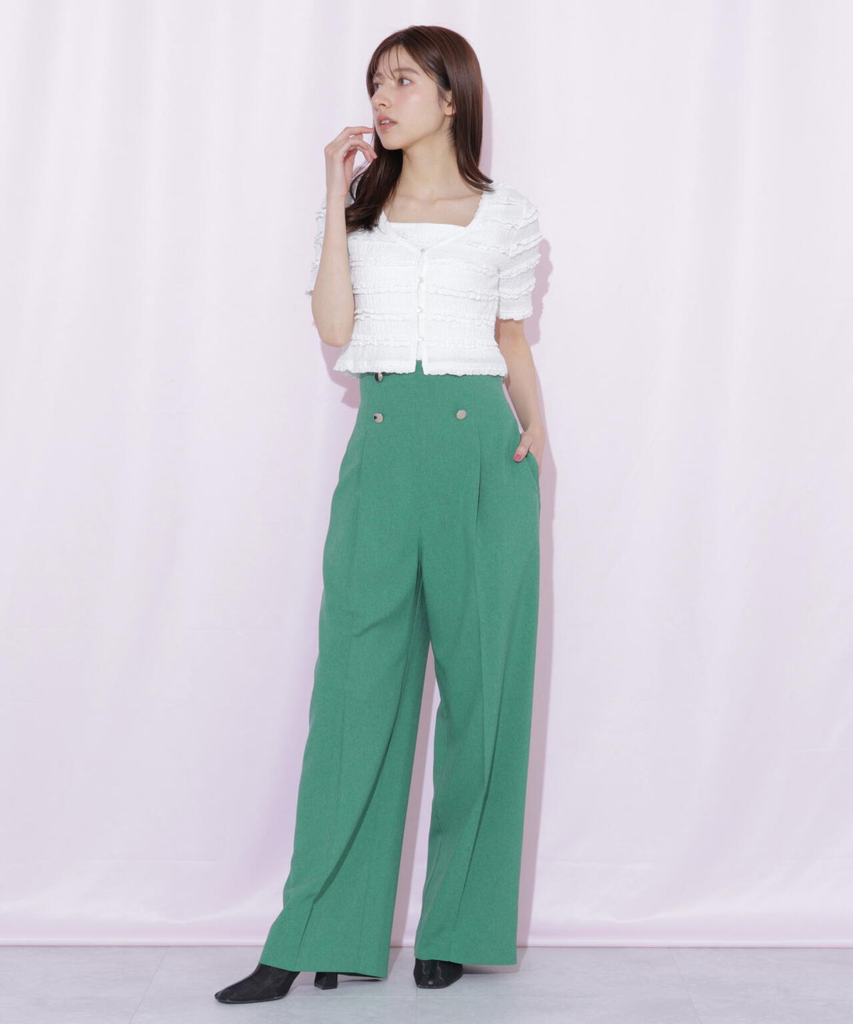 161cm 着用サイズ:FR