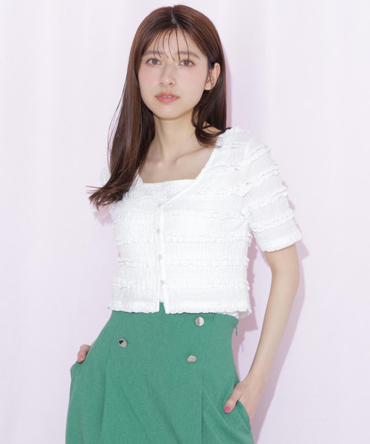 161cm 着用サイズ:FR