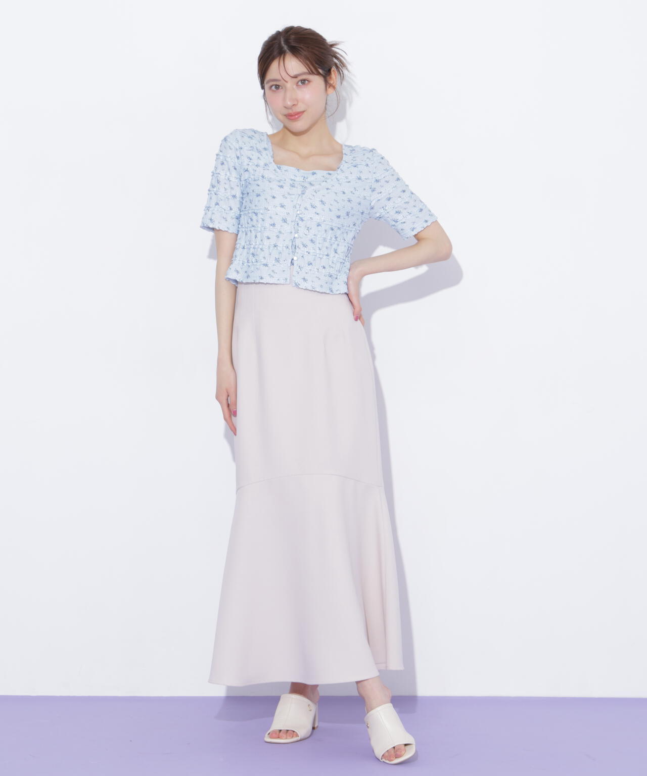 161cm 着用サイズ:FR