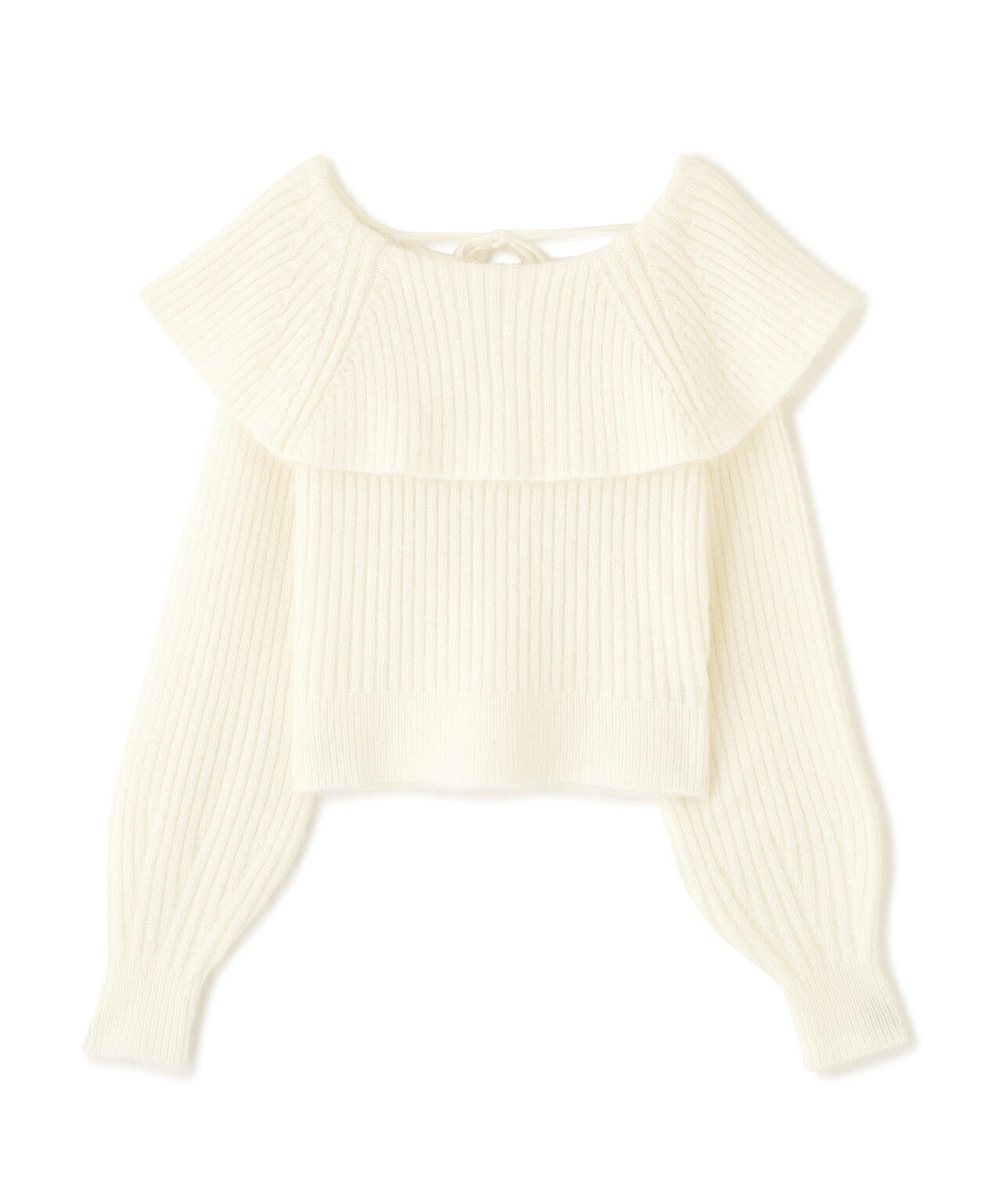 ふわふわケープニット