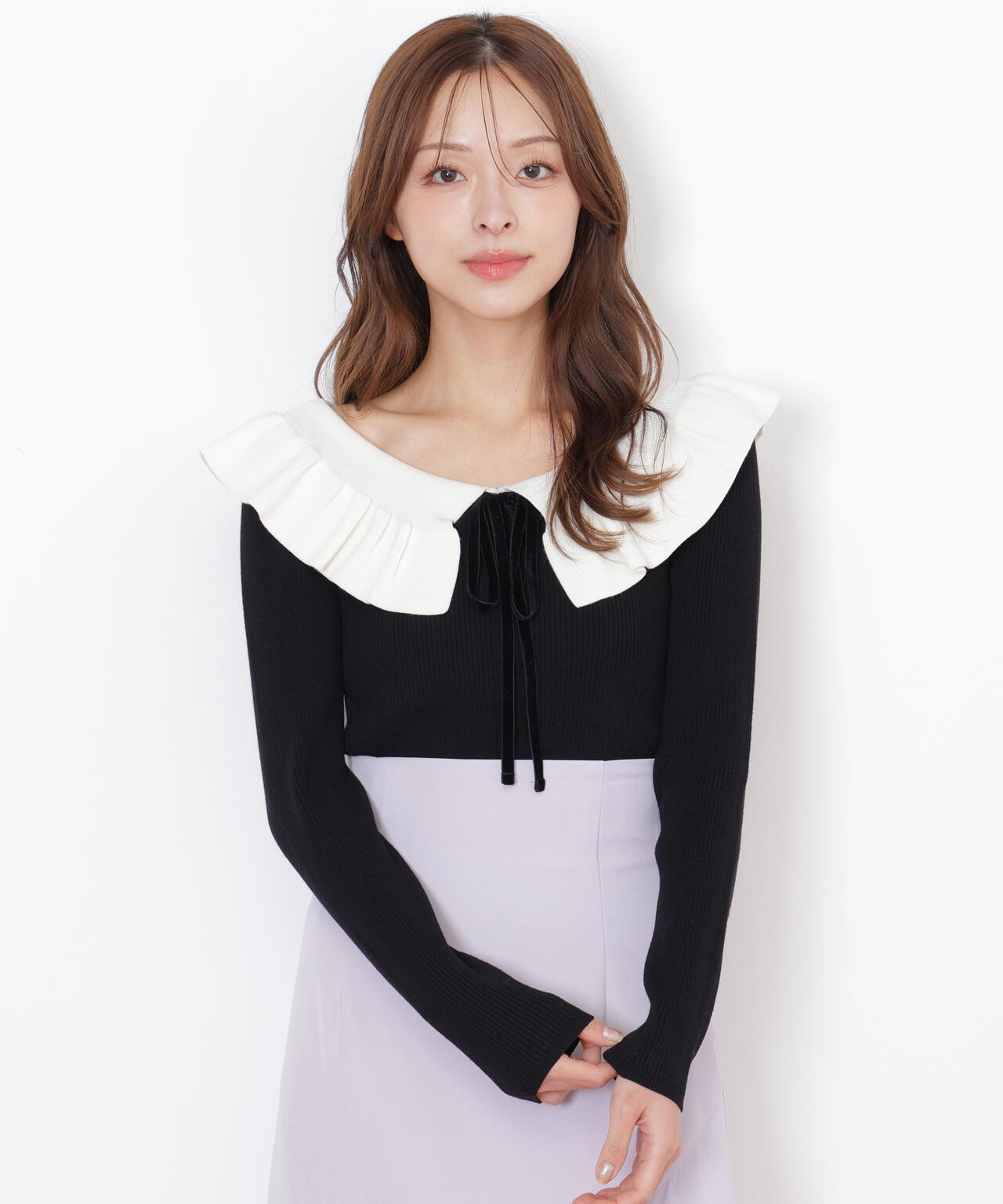 ケープリブニット