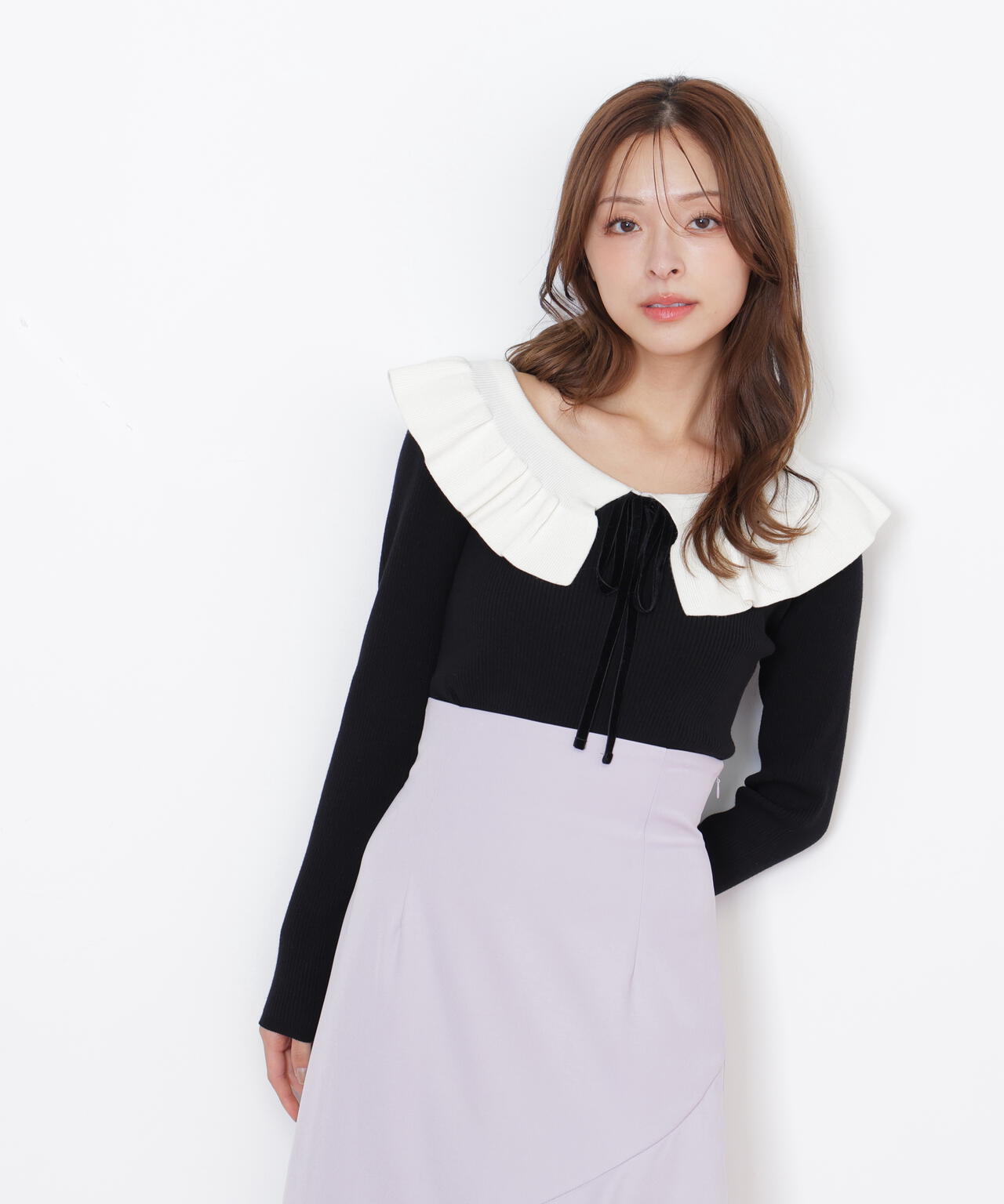 ケープリブニット