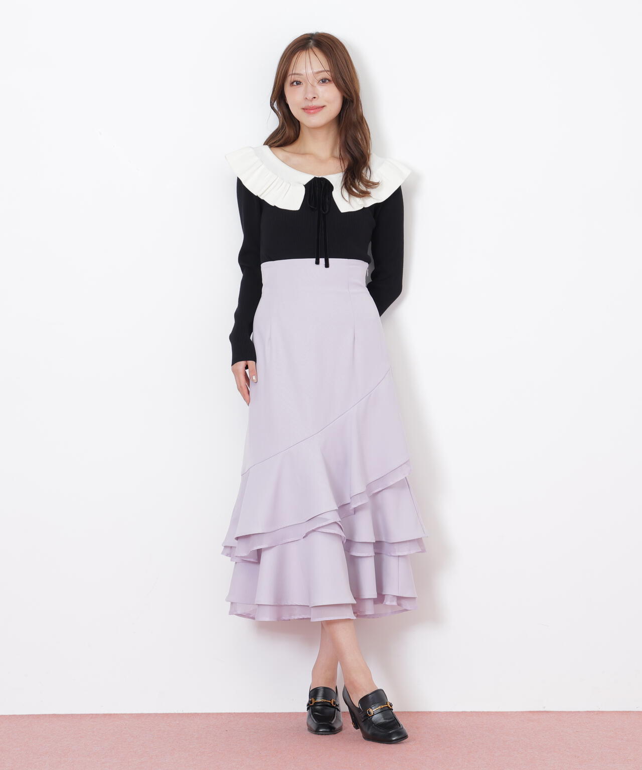 ケープリブニット