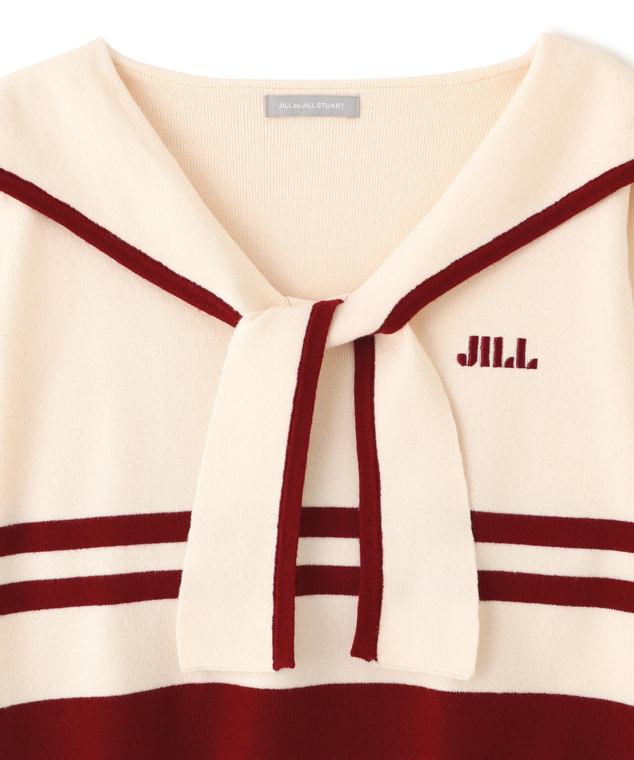 セーラーカラーニット