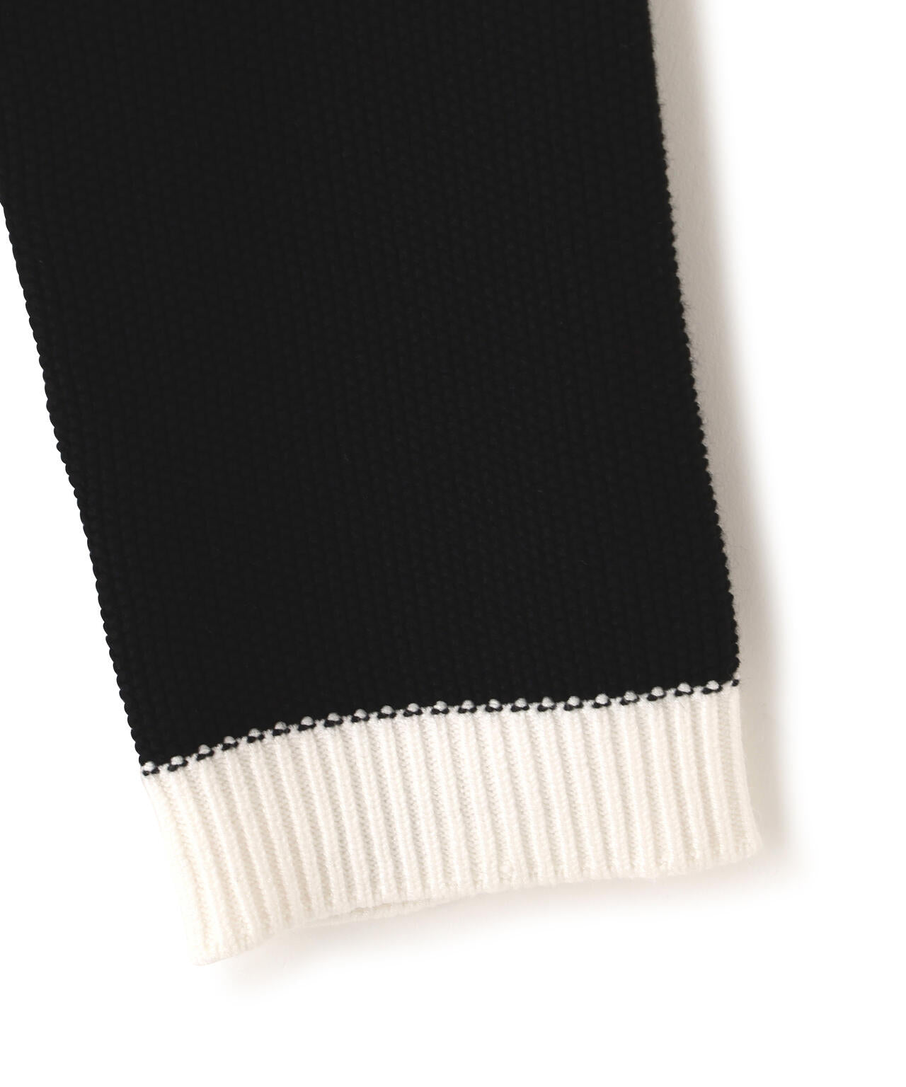 バイカラー衿付きカーディガン