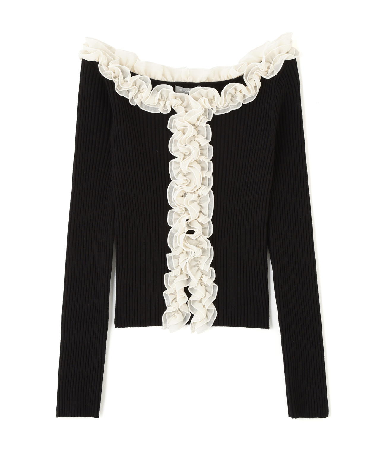 フリルトリムニット