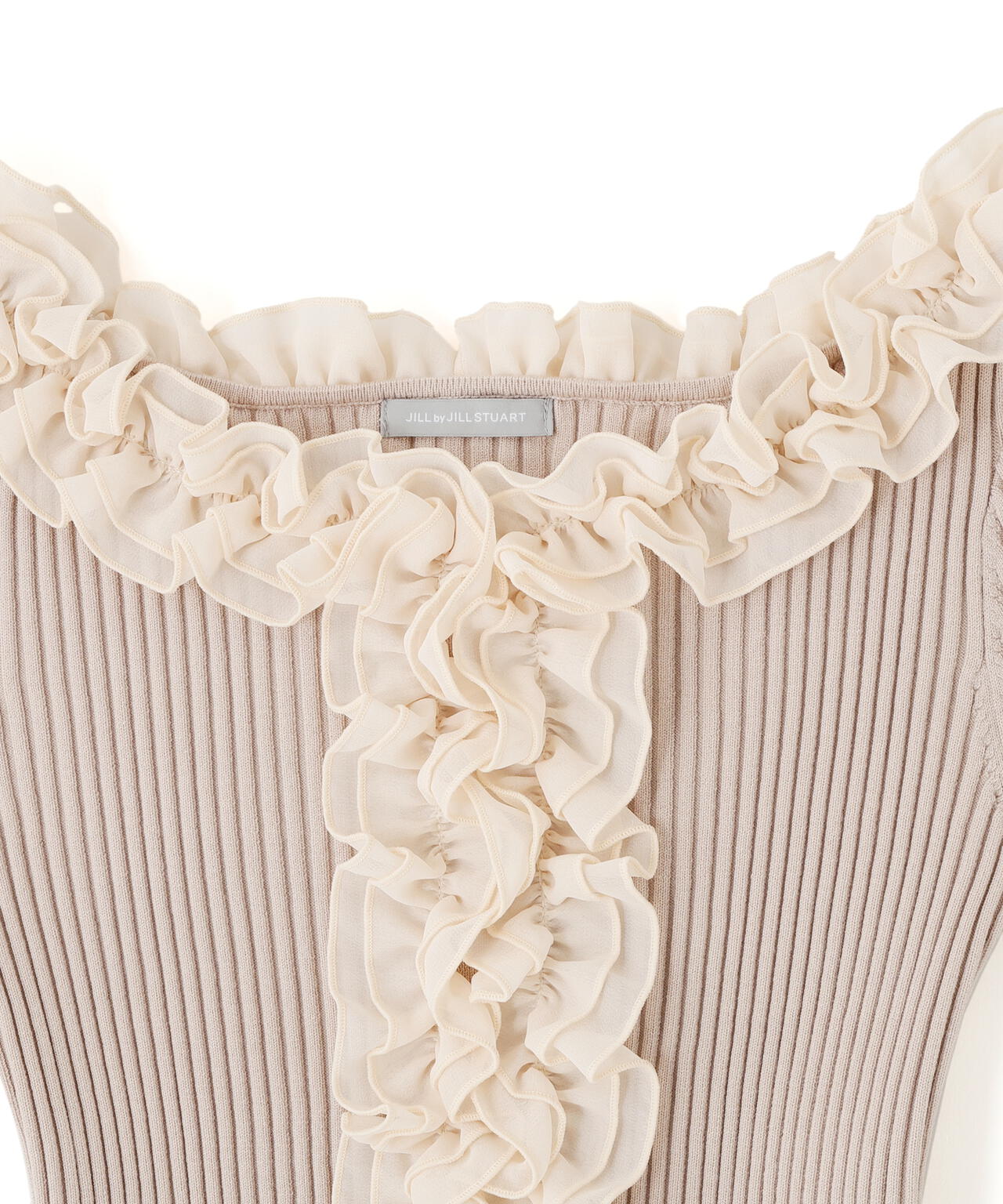 フリルトリムニット