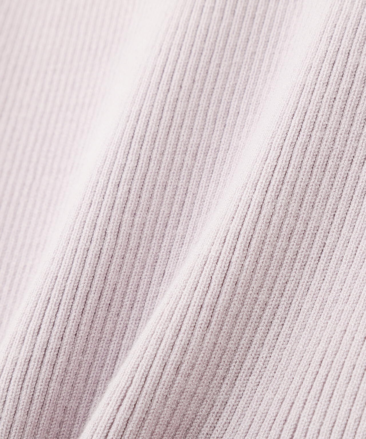 肩リボン配色ニット