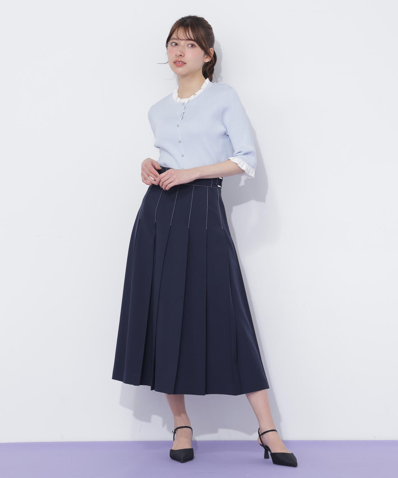 161cm 着用サイズ:FR