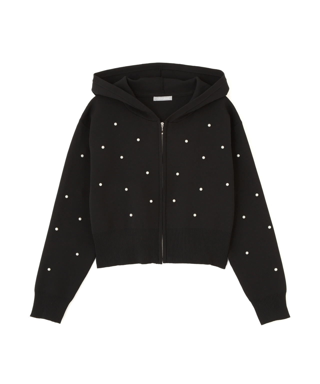 ランダムパールニットフーディー