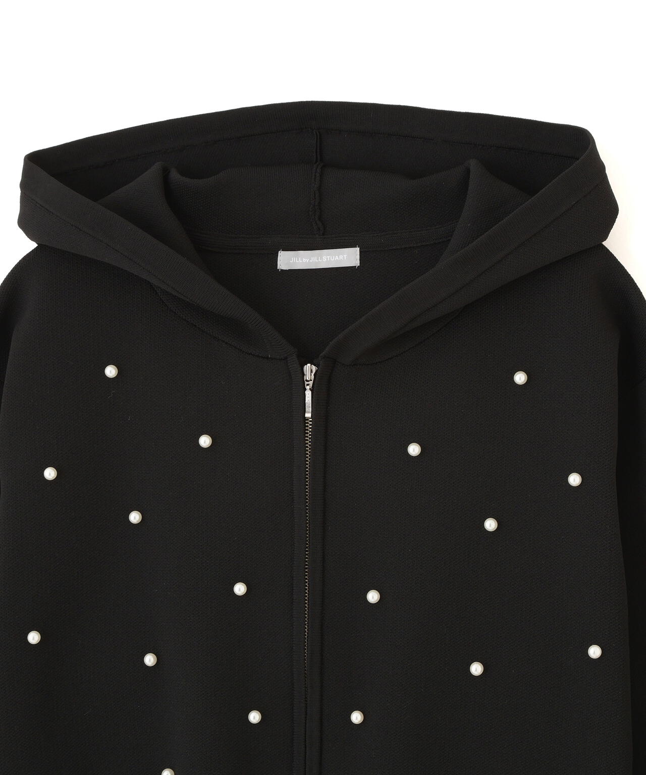 ランダムパールニットフーディー