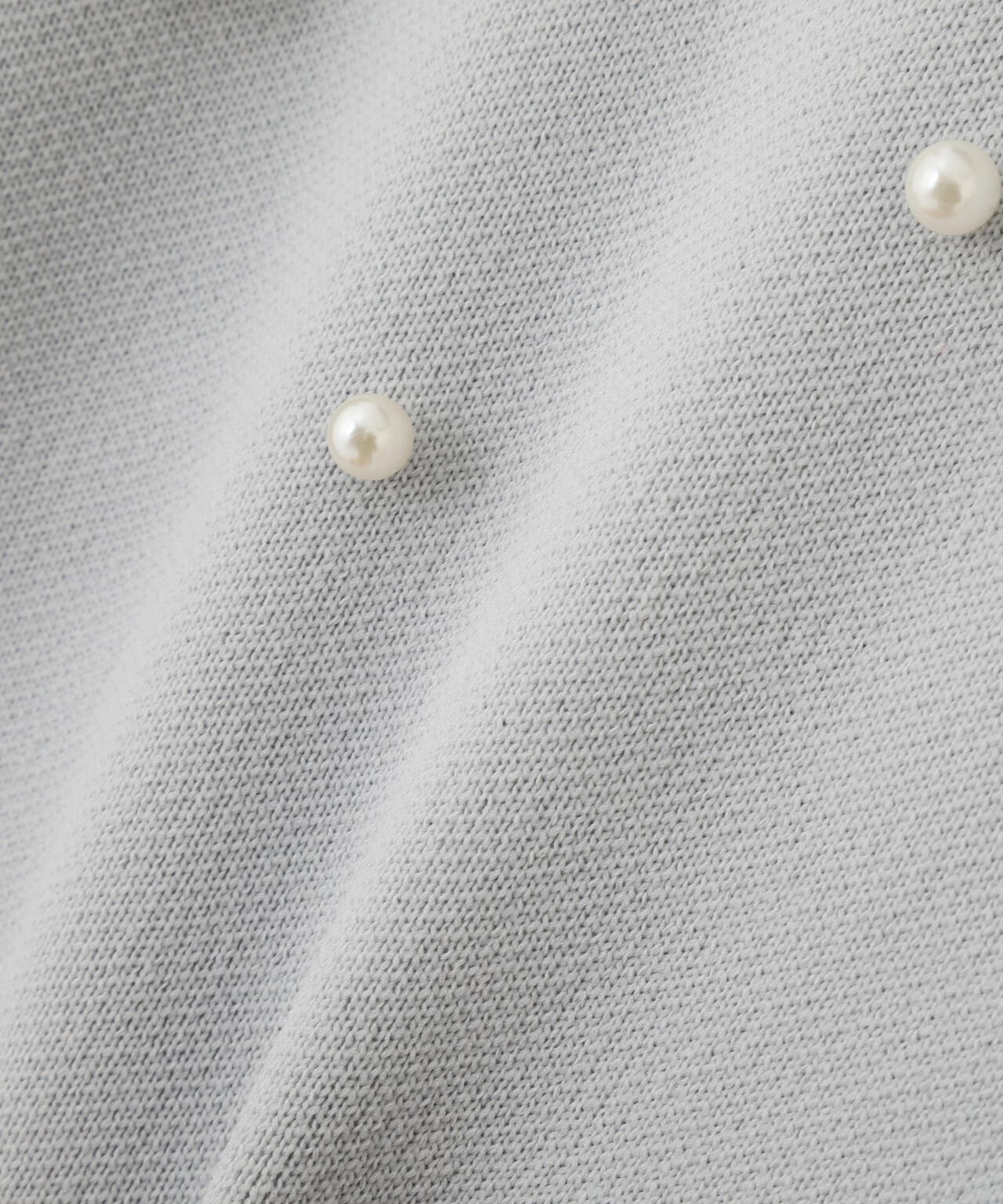 ランダムパールニットフーディー