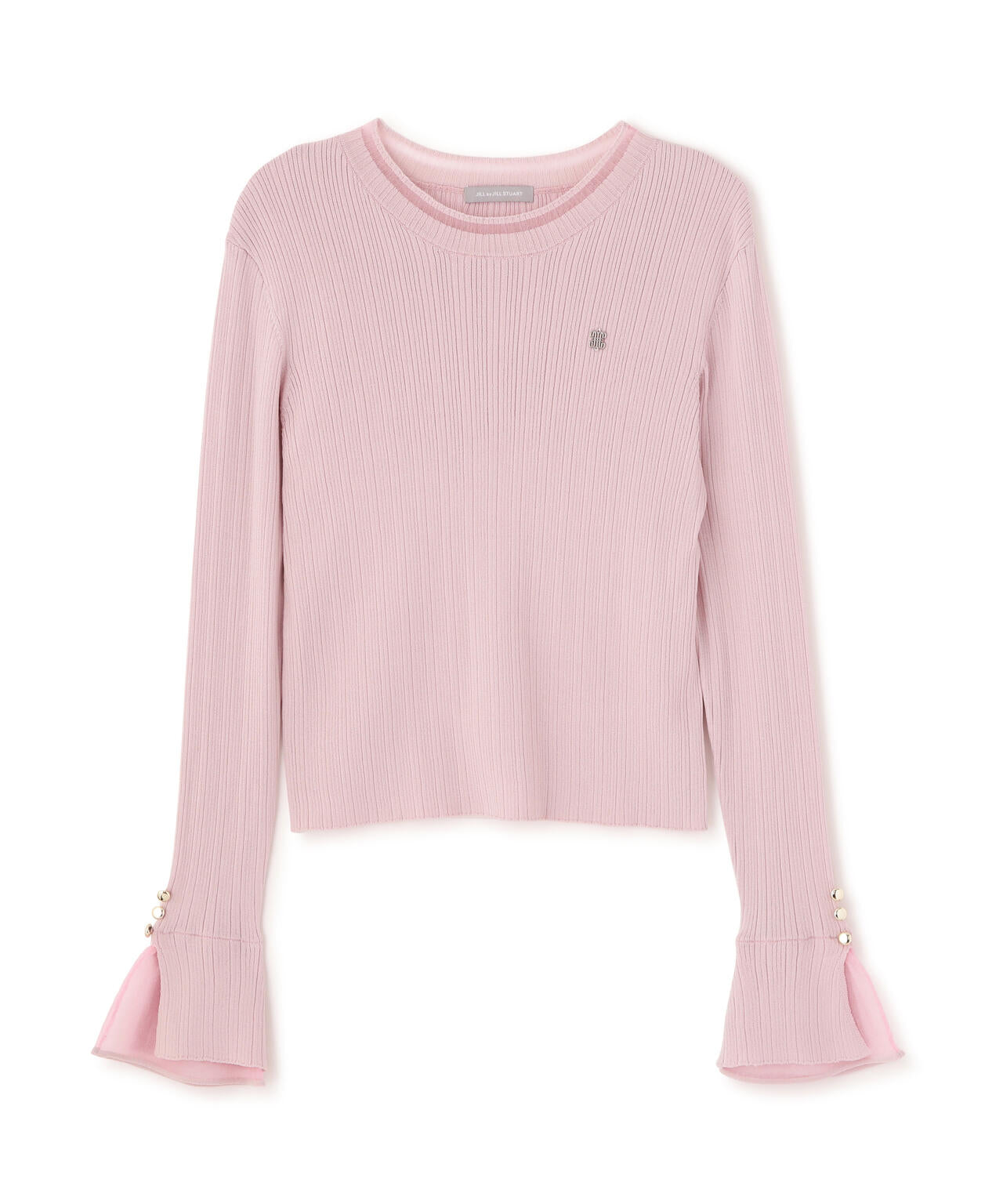 袖シアースリットニット