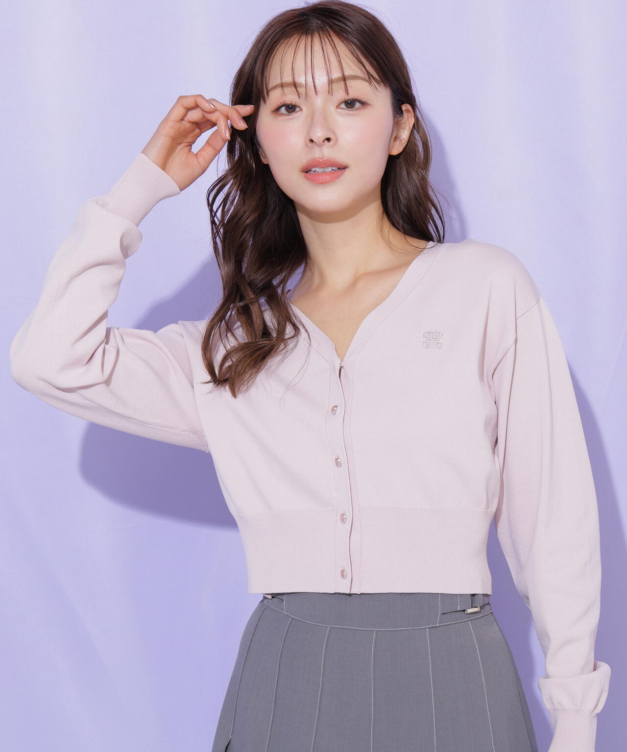 【6/12 10:00~6/15 SPECIAL COUPON 対象商品】リンクJ刺繍UVカーディガン