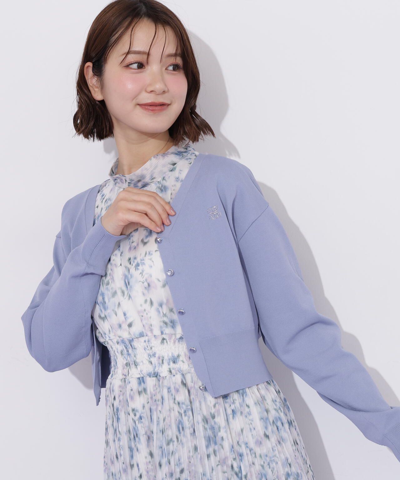 【6/12 10:00~6/15 SPECIAL COUPON 対象商品】リンクJ刺繍UVカーディガン