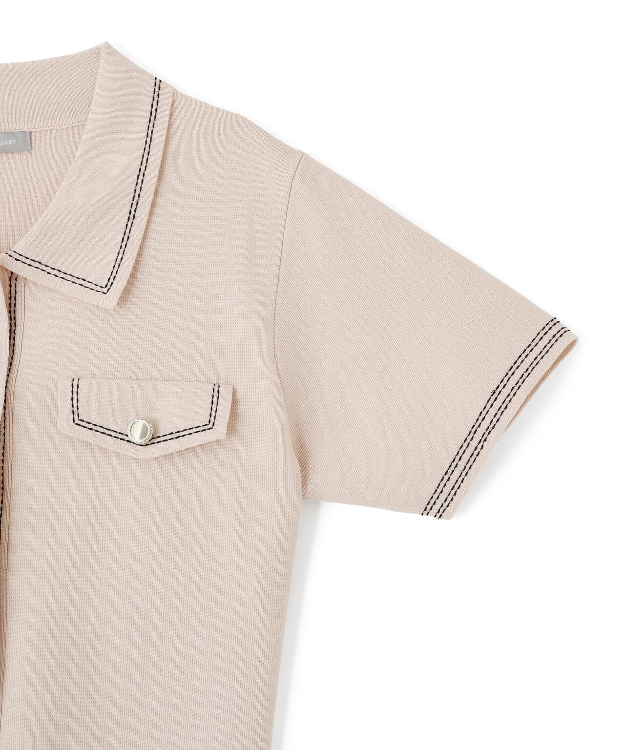 ステッチポロニット