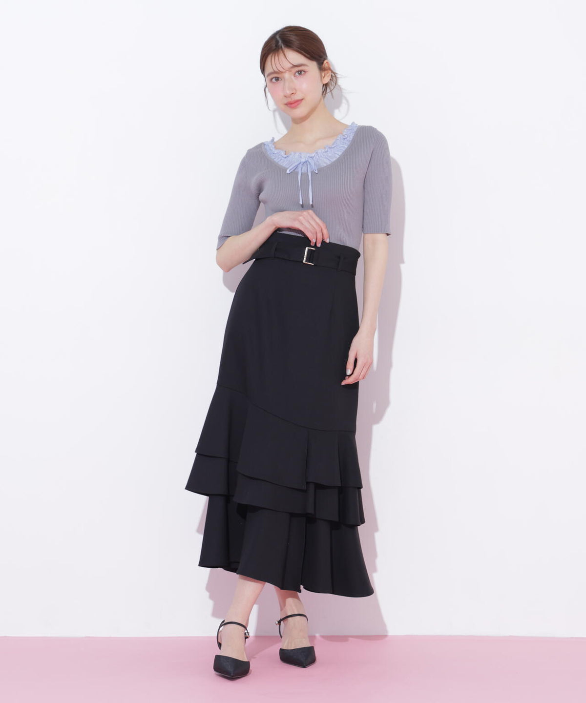 161cm 着用サイズ:FR