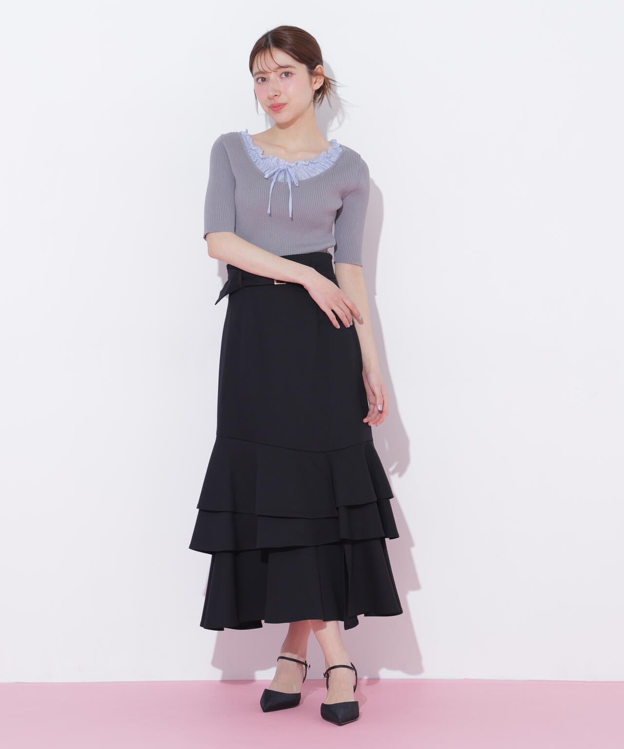 161cm 着用サイズ:FR
