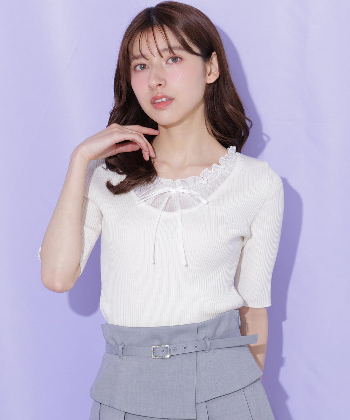 161cm 着用サイズ:FR