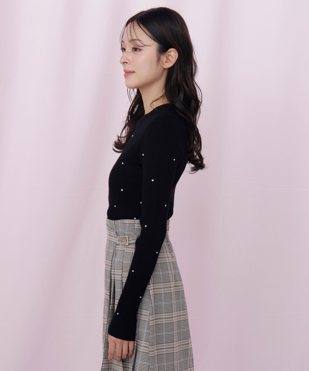 ビジューコンパクトロゴニット