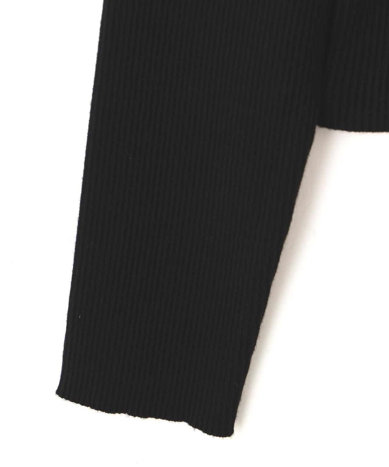 アシメリボンニット