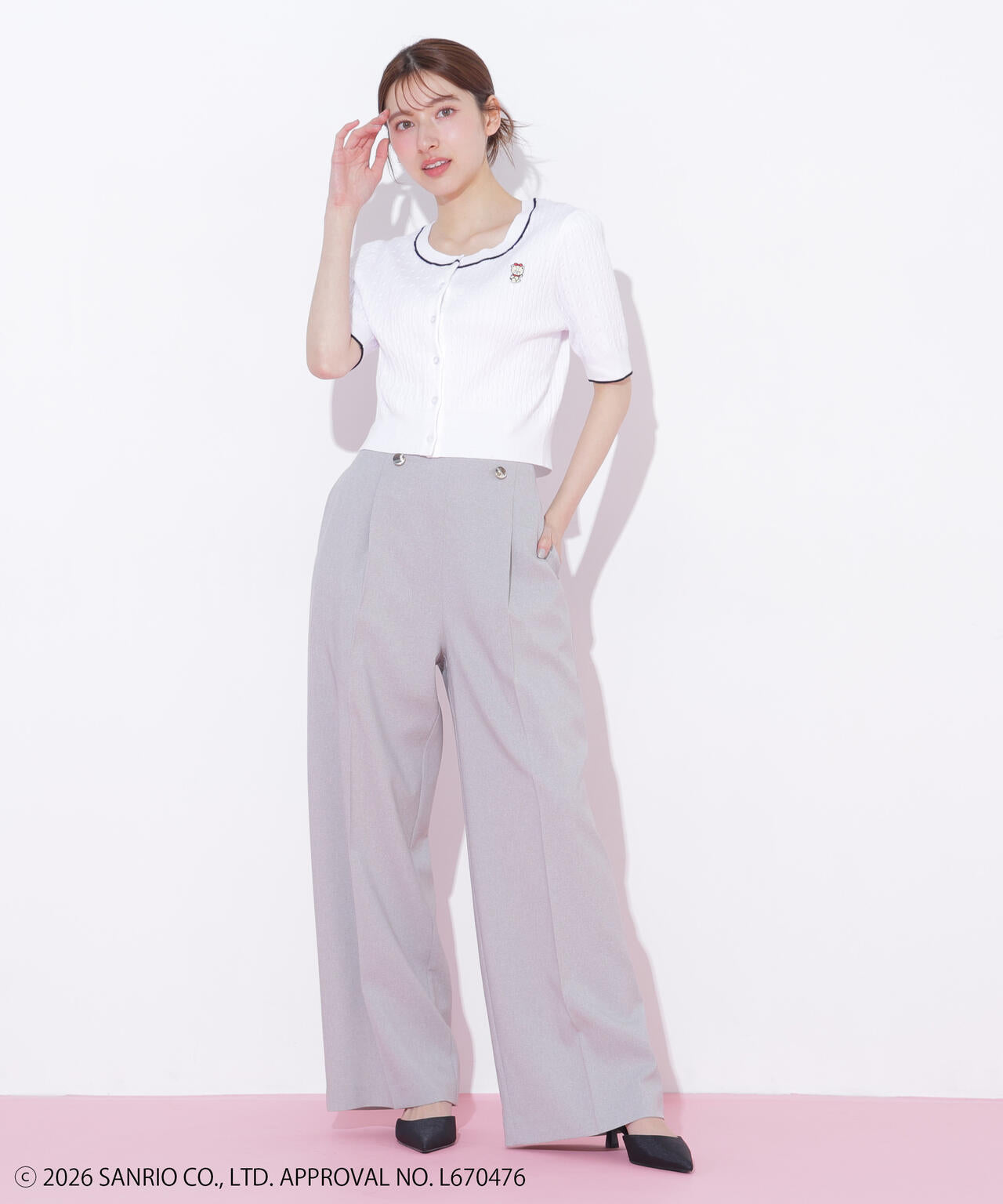 【6/12 10:00~6/15 SPECIAL COUPON 対象商品】タイニーチャムミニケーブルカーデトップス