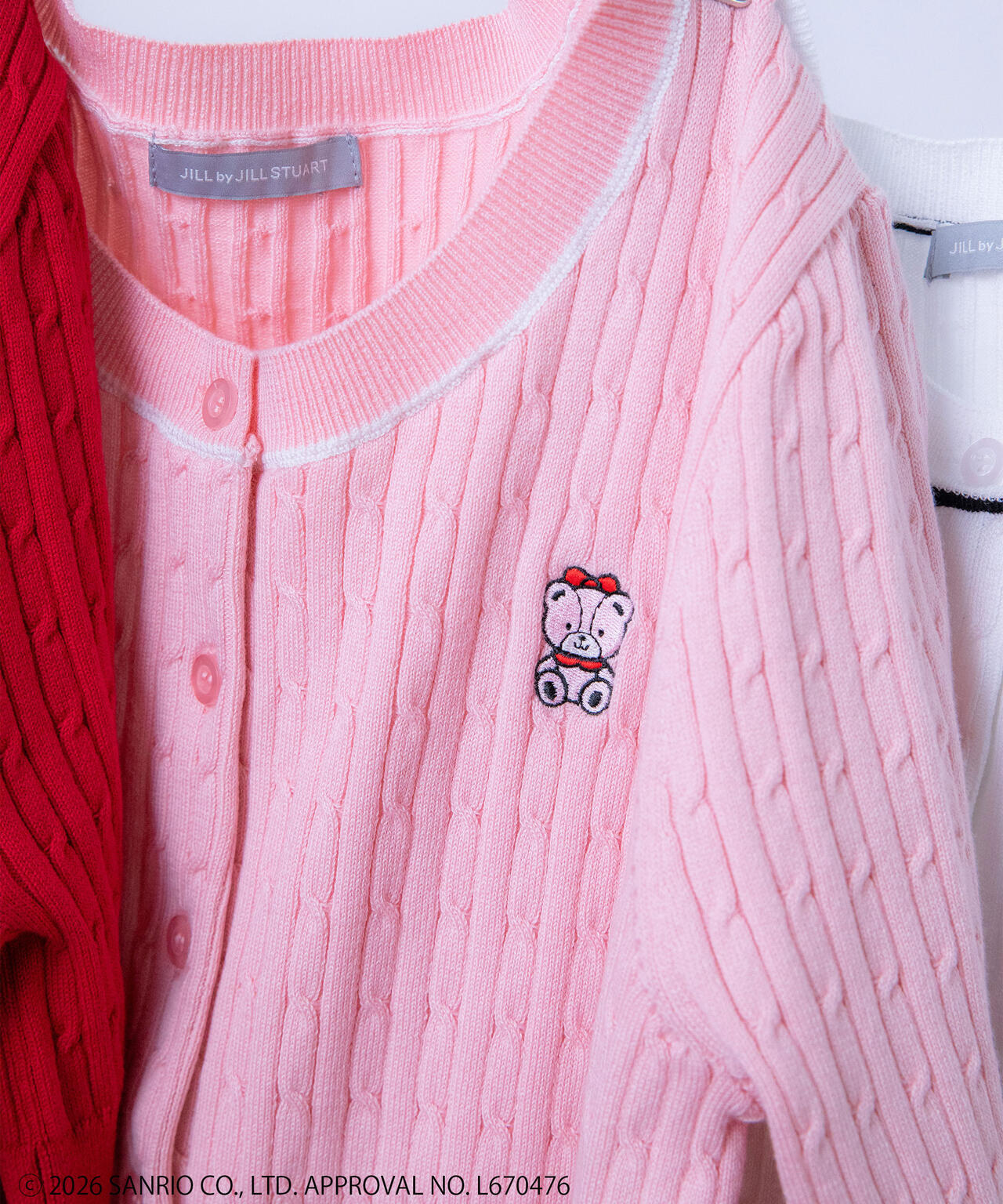 タイニーチャムミニケーブルカーデトップス