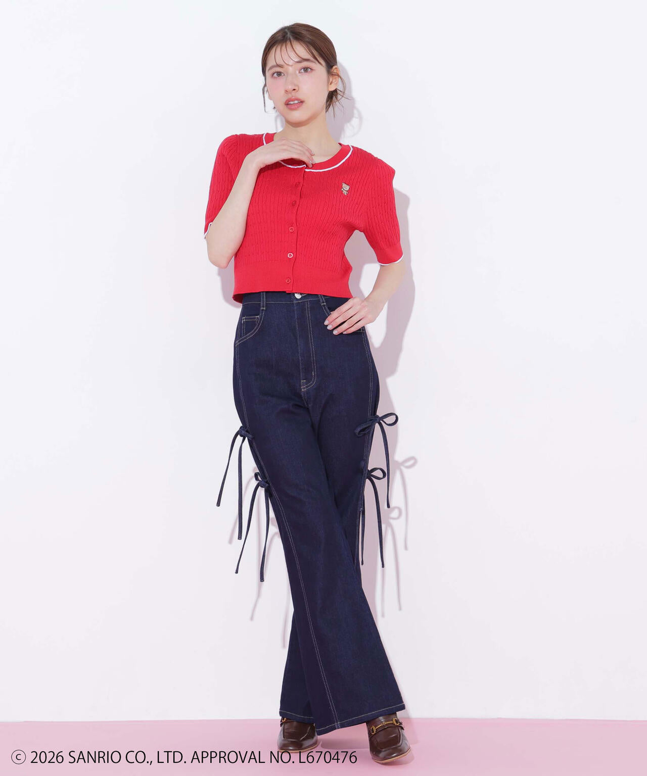 タイニーチャムミニケーブルカーデトップス