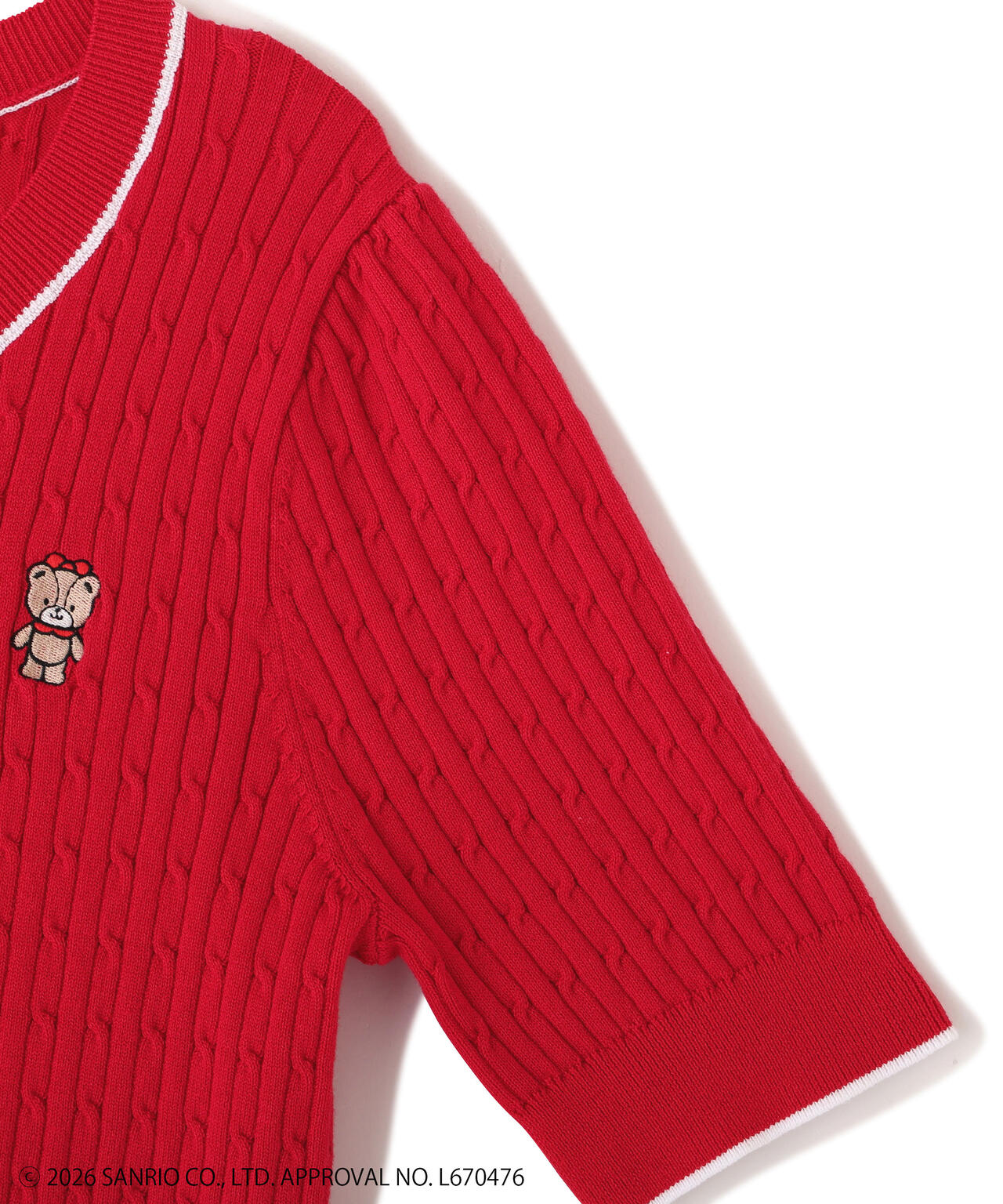 タイニーチャムミニケーブルカーデトップス