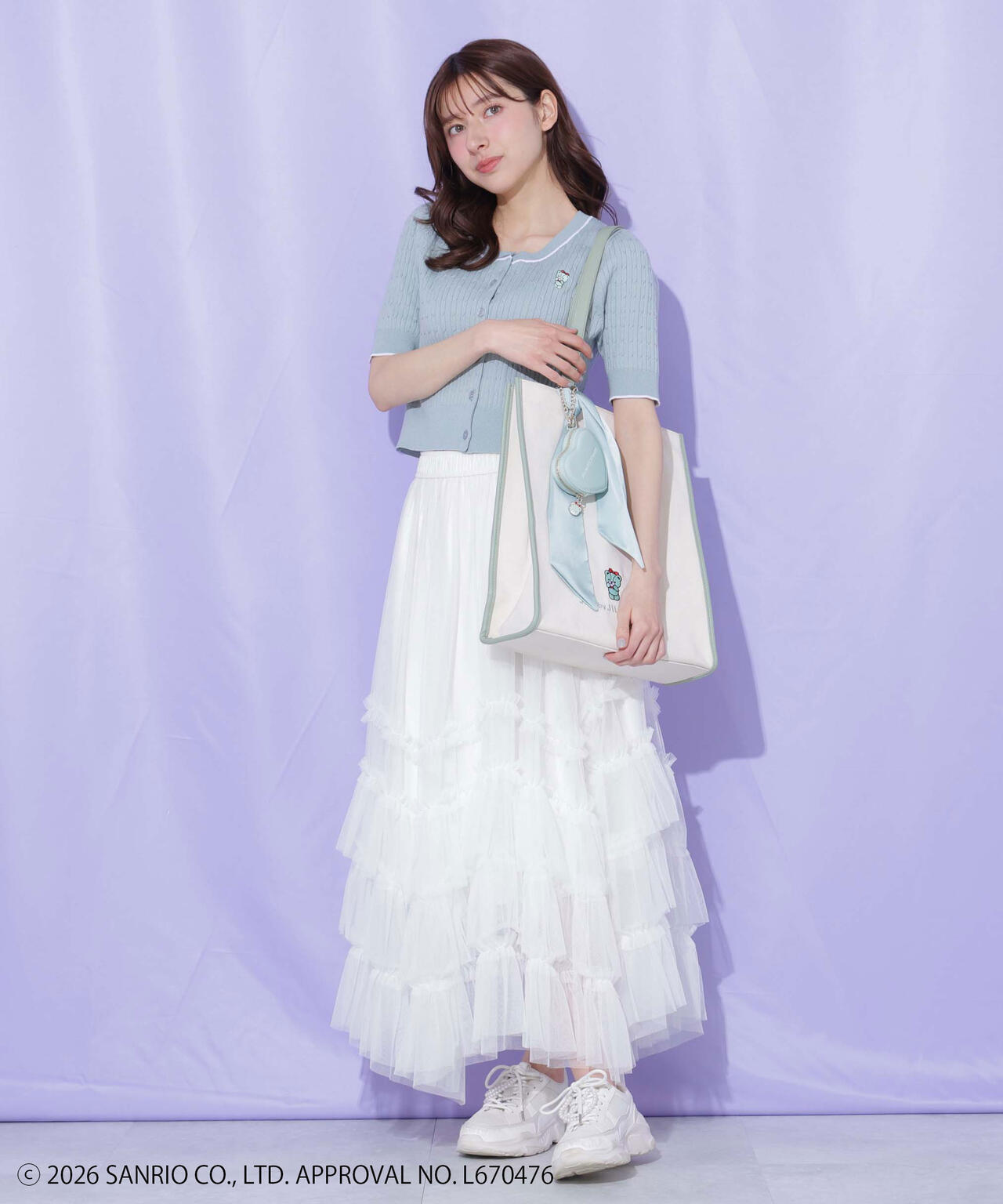 タイニーチャムミニケーブルカーデトップス