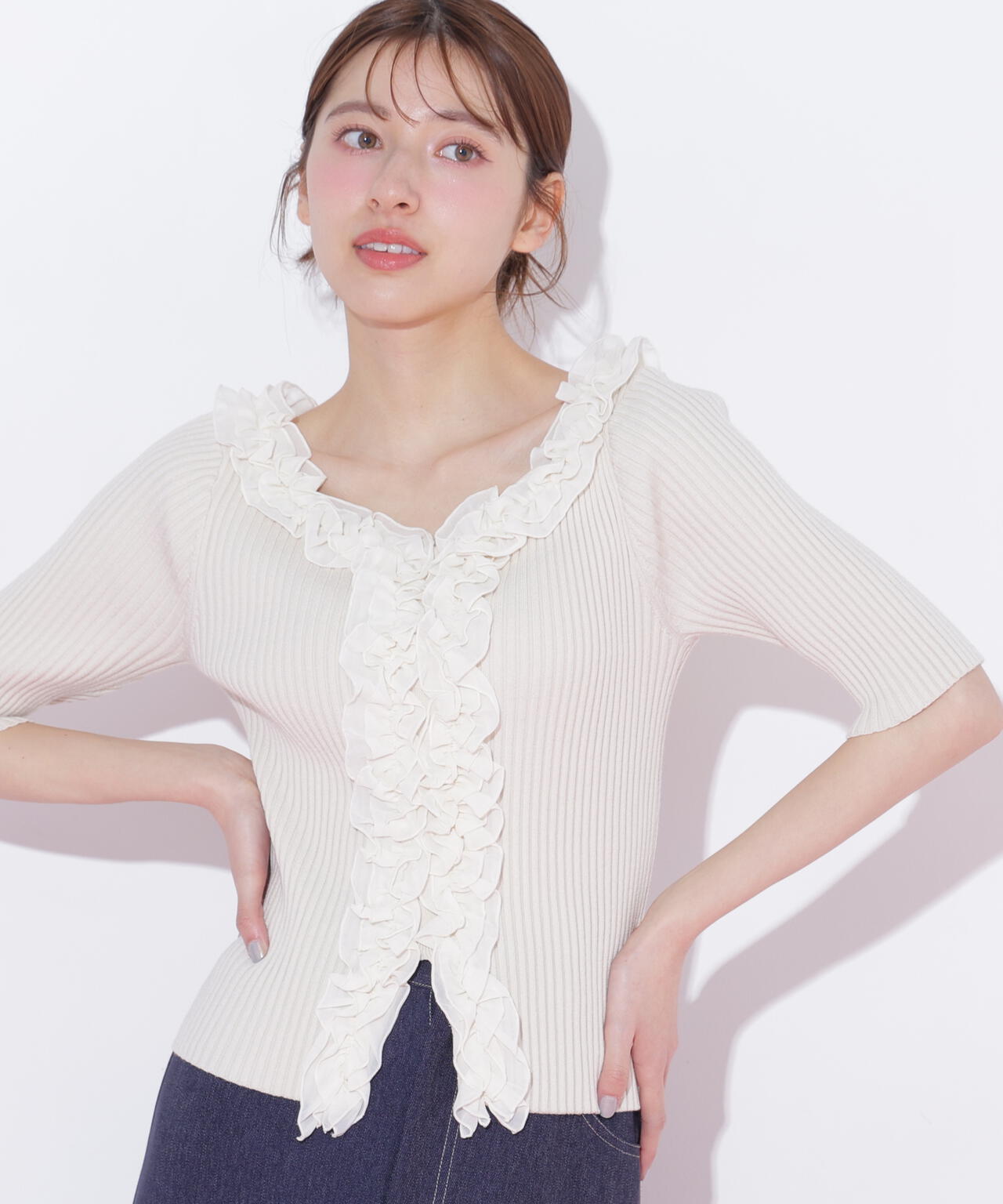 161cm 着用サイズ:FR