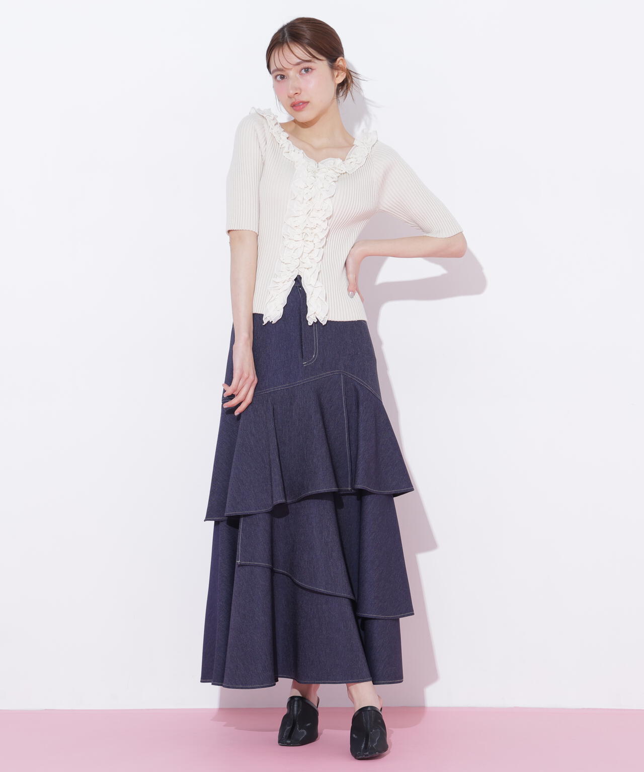 161cm 着用サイズ:FR