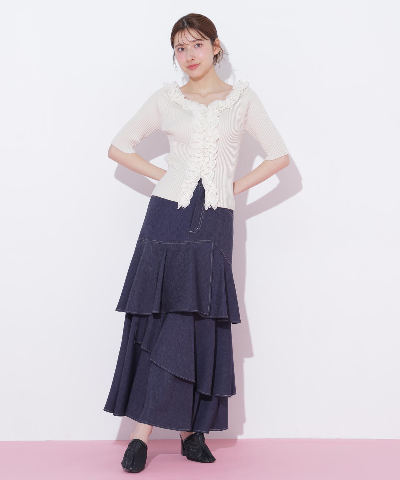 161cm 着用サイズ:FR