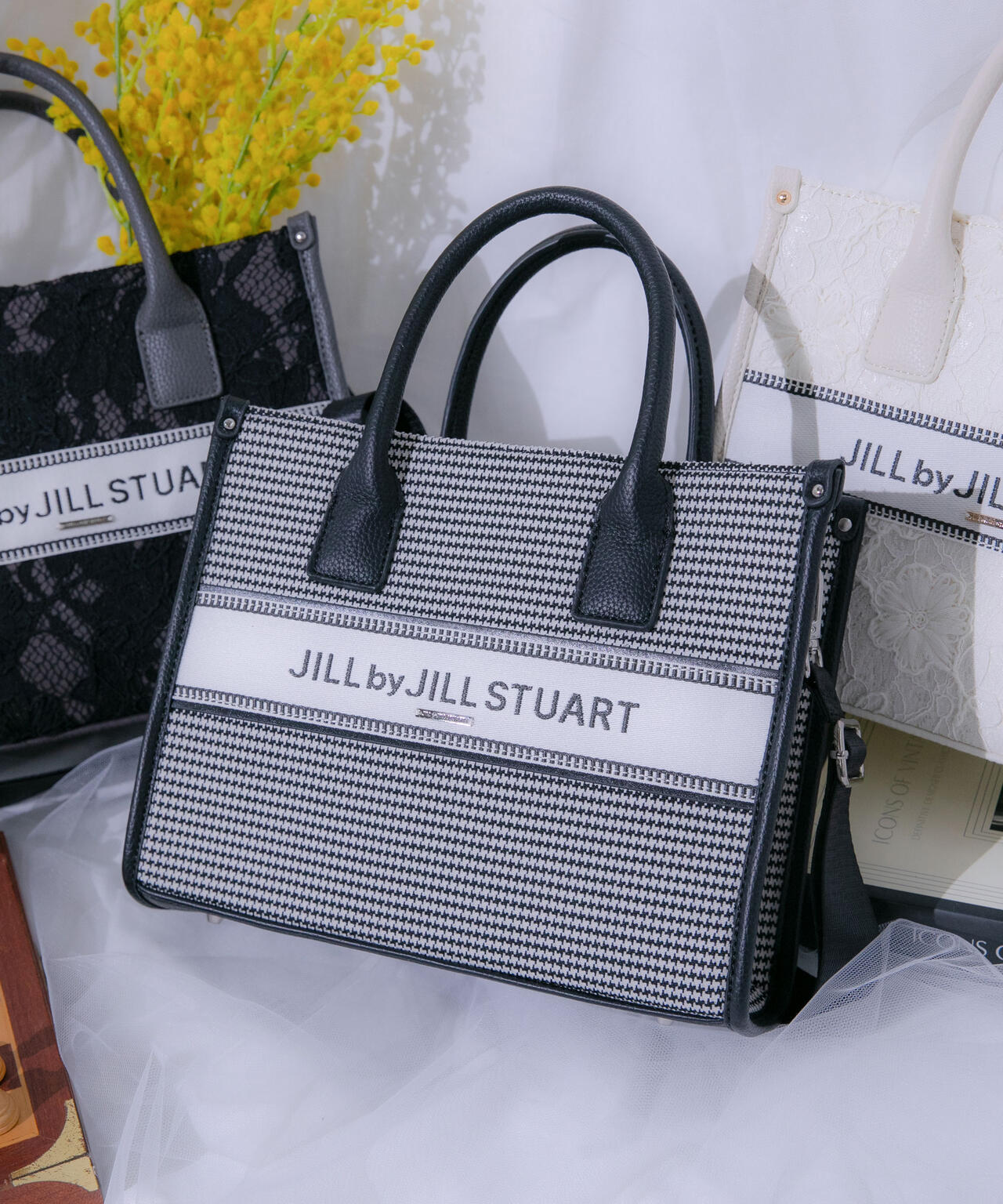 バンドオブスクエアトートバッグ